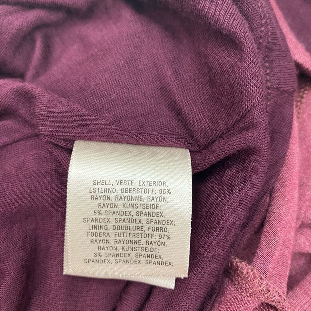 Anthropologie Maeve Sennebec Dress Maroon Size medium - Picture 6 of 6